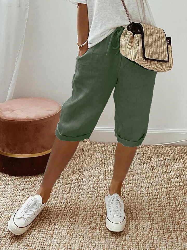 Calypso | Pantalon court à cordon pour femme