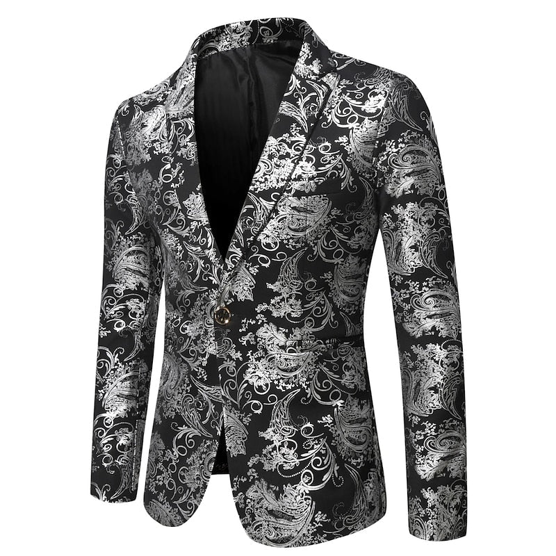 Brady | Veste Blazer Cocktail Florale pour Hommes