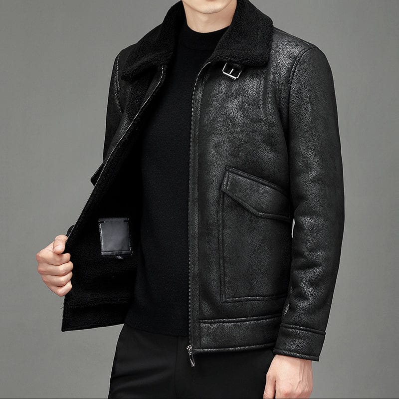 Lawrence | Veste d’Automne en Daim pour Homme