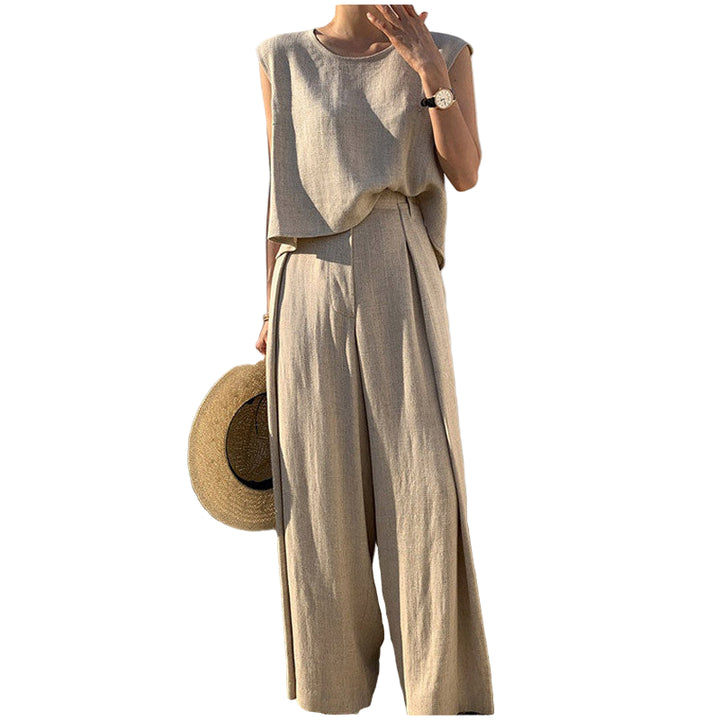 Aubree | Ensemble en lin pour un style estival