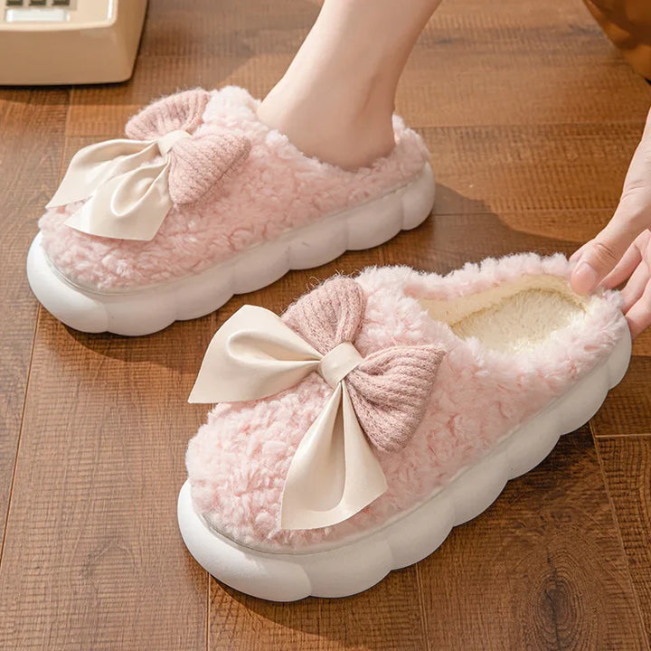 Winona | Chaussons élégants avec nœud pour femme