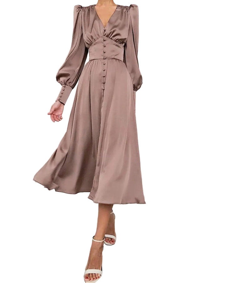 Arya | Robe élégante en satin pour femmes