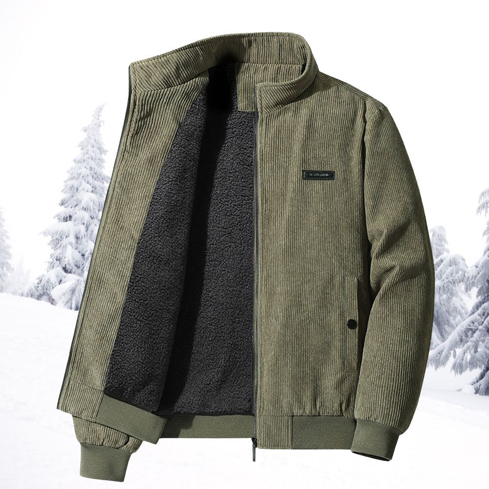 Clive | Veste de printemps en velours côtelé chaude et élégante pour homme