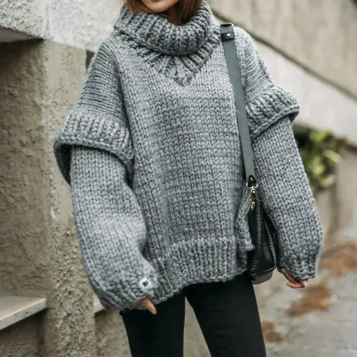 Daisy | Pull col roulé surdimensionné et confortable