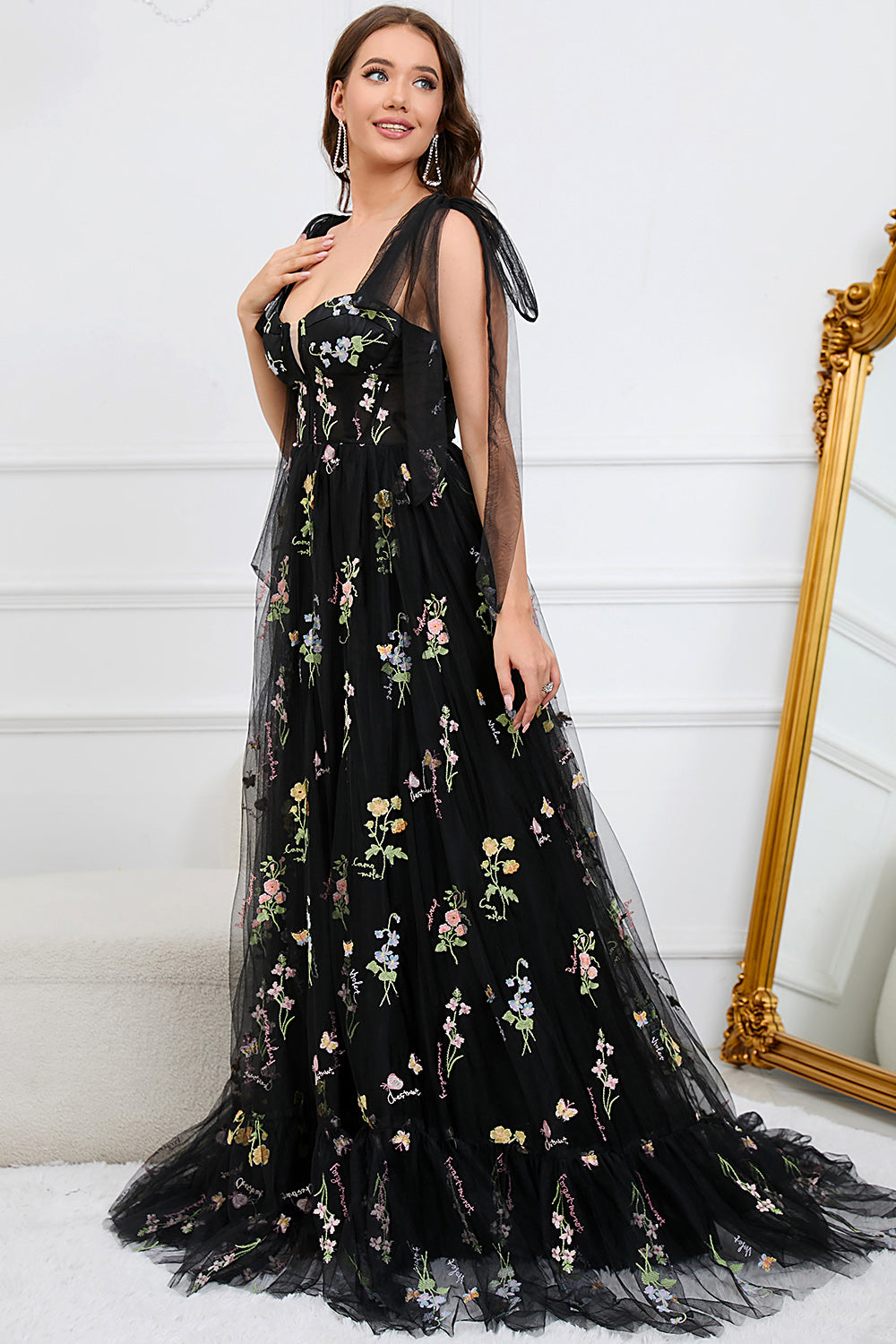 Margaux | Robe de soirée ligne A en tulle pour des occasions inoubliables pour femme