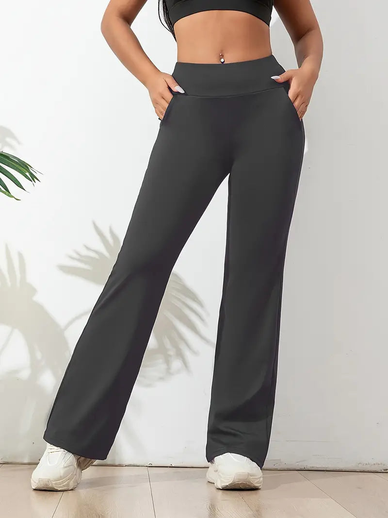 Nathalie | Pantalon de yoga femme | Taille haute gainante | Tissu doux et respirant
