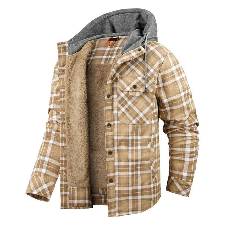 Hezekiah | Veste en flanelle douce avec chaleur printanières pour homme
