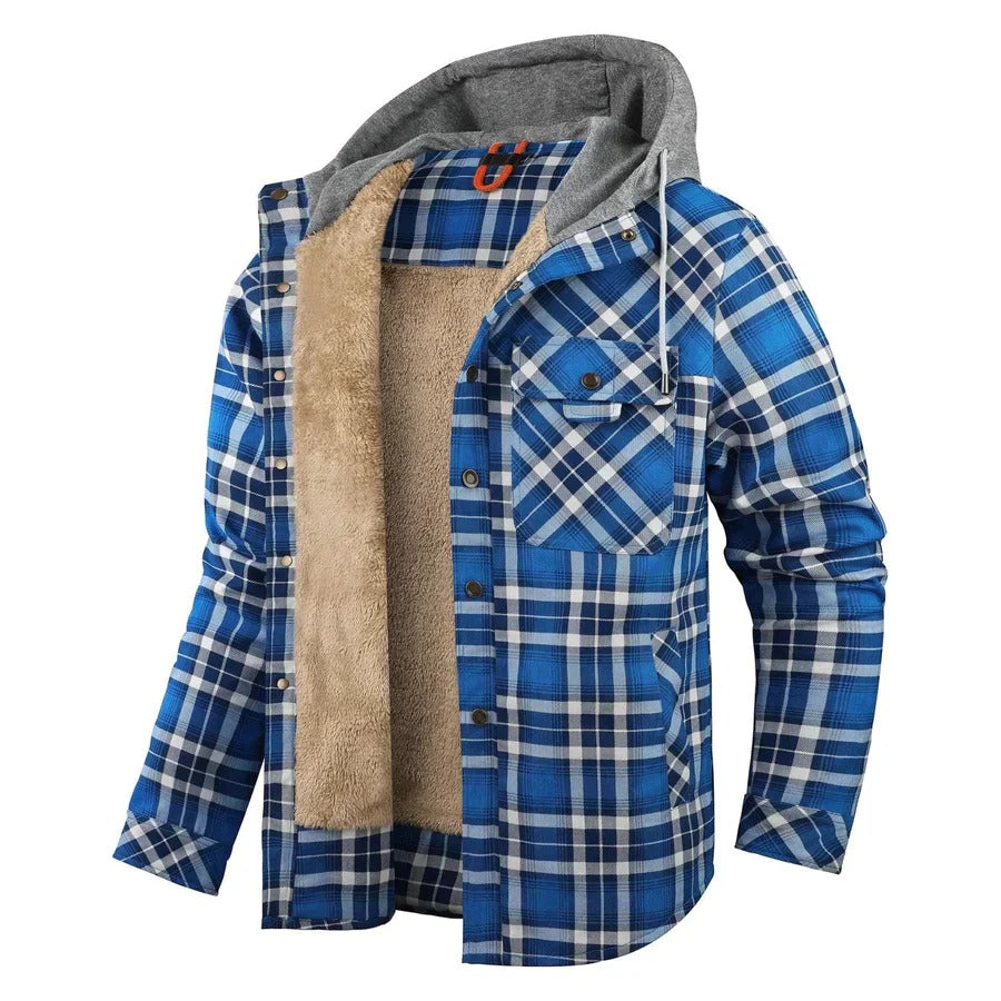 Hezekiah | Veste en flanelle douce avec chaleur printanières pour homme