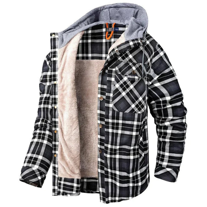 Hezekiah | Veste en flanelle douce avec chaleur printanières pour homme