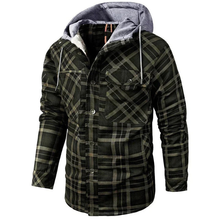 Hezekiah | Veste en flanelle douce avec chaleur printanières pour homme