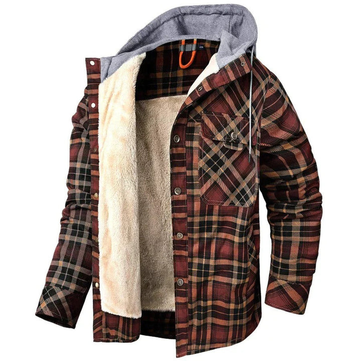 Hezekiah | Veste en flanelle douce avec chaleur printanières pour homme