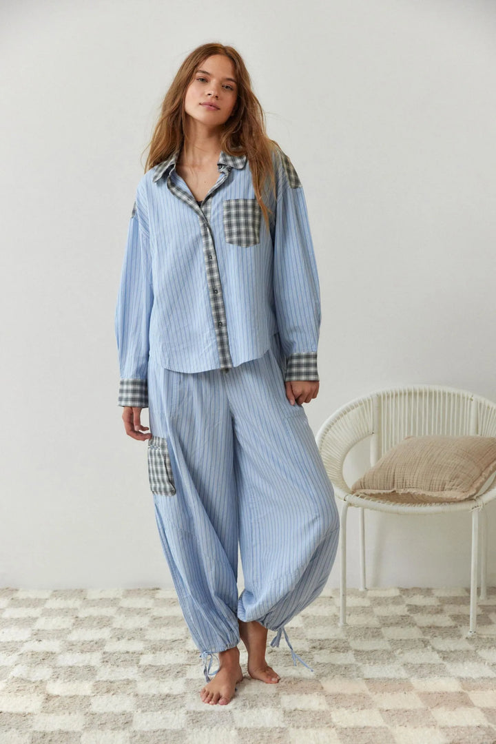 Anneliese | Ensemble Pyjama Deux Pièces en Coton Doux et Extensible pour Femme