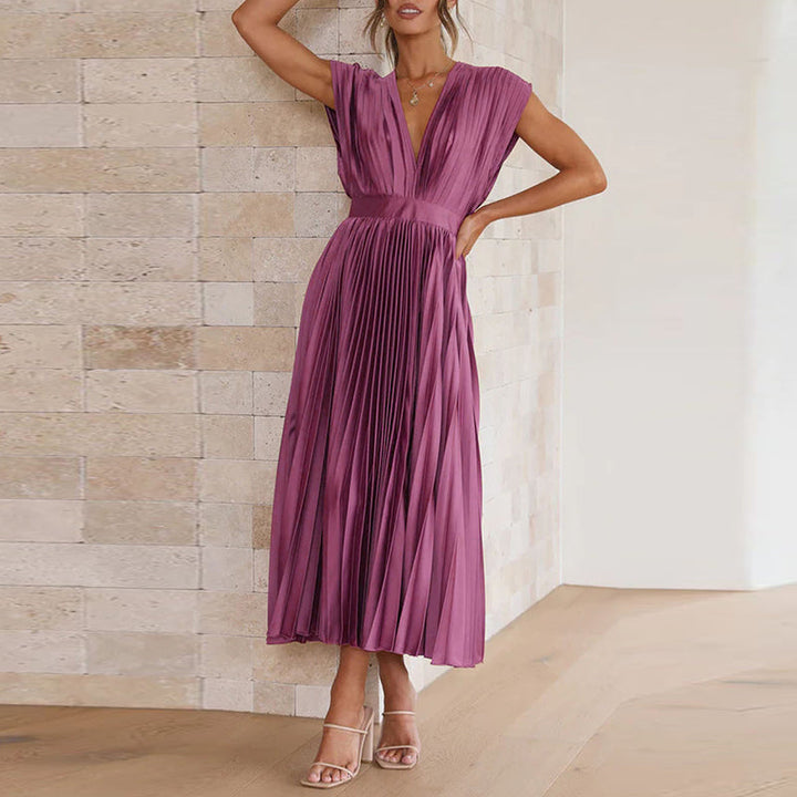 Rachel | Robe Chic Midi pour Invitée de Mariage Femme