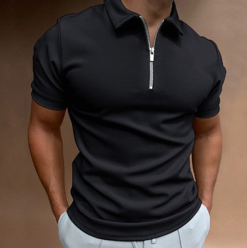 Christophe | Polo avec fermeture éclair pour hommes