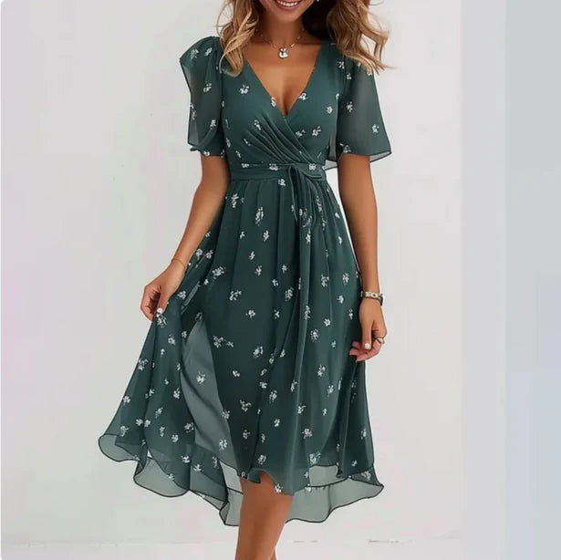 Charli | Robe à Décolleté en V pour Femmes