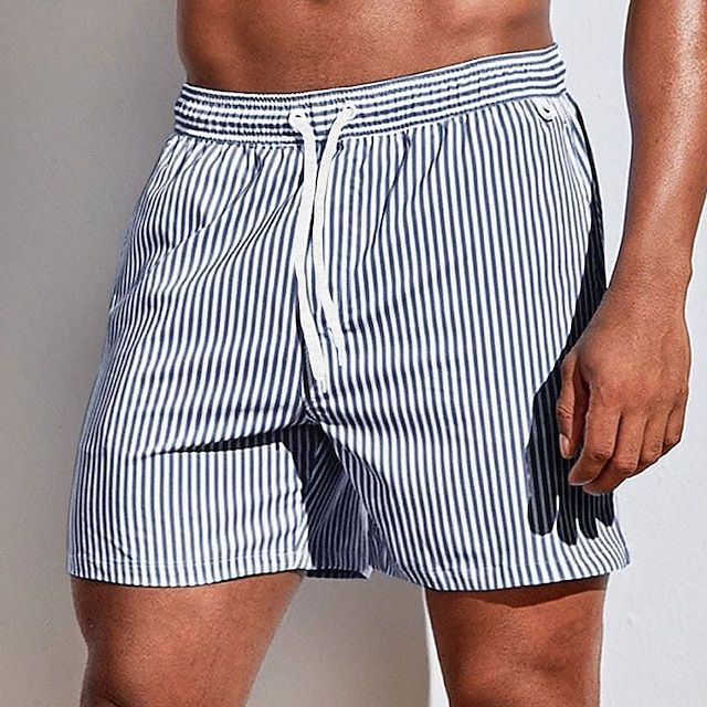Azlan | Short de Bain Classique et Élégant à Rayures pour Homme