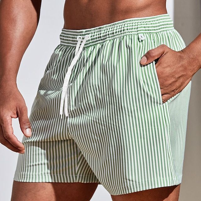 Azlan | Short de Bain Classique et Élégant à Rayures pour Homme