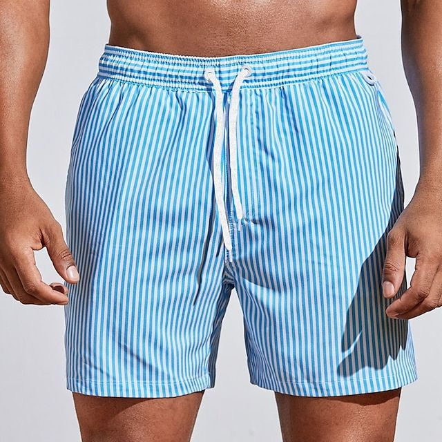 Azlan | Short de Bain Classique et Élégant à Rayures pour Homme