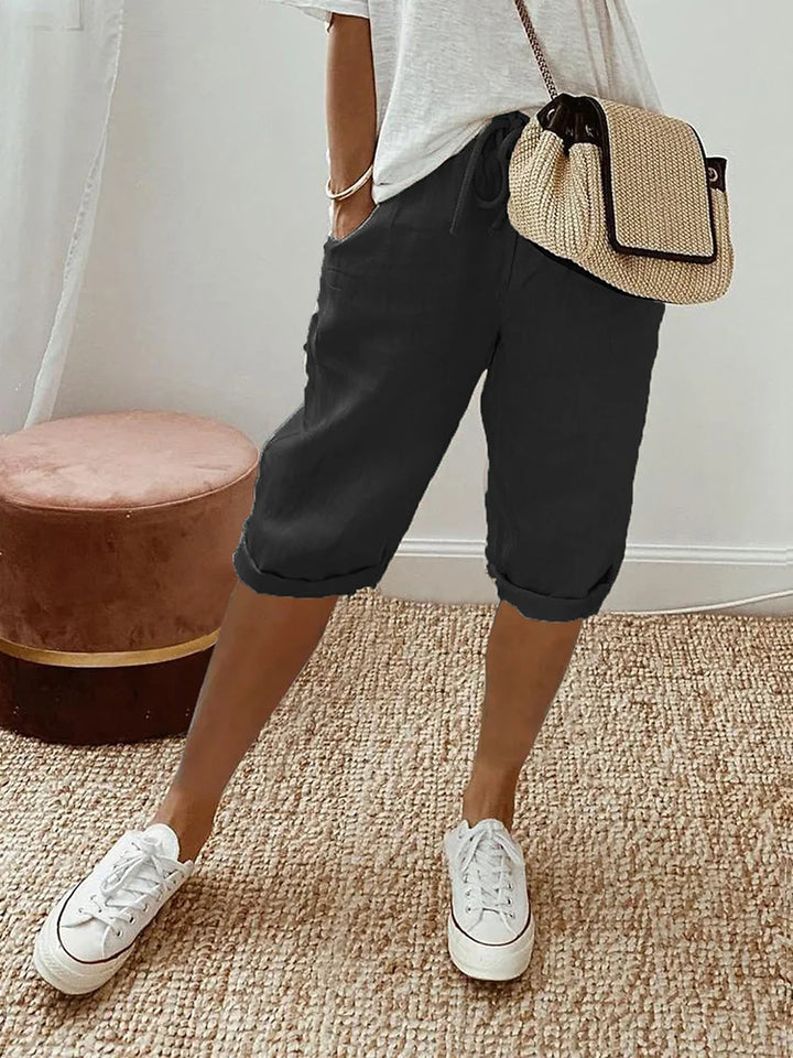 Calypso | Pantalon court à cordon pour femme