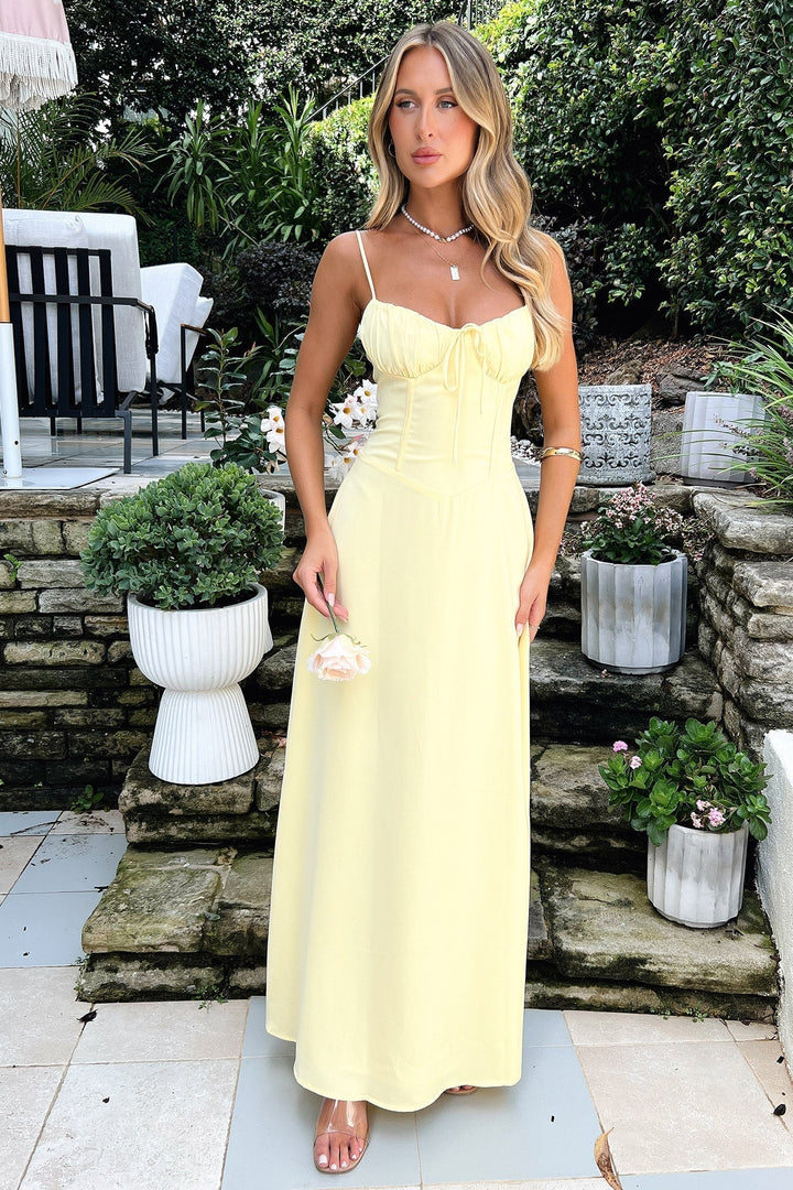 Roya | Robe Maxi Élégante à Silhouette Fluide pour Femme
