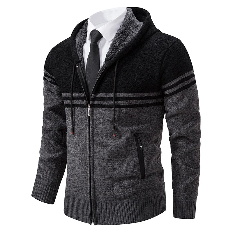 Aarush | Veste de printemps Chaude avec Doublure Matelassée pour Homme