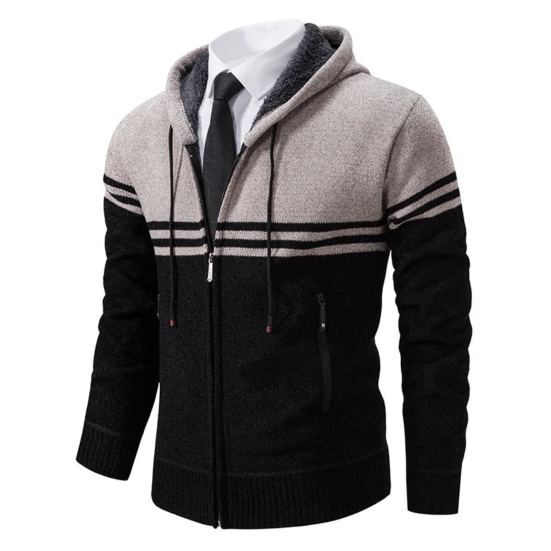 Aarush | Veste de printemps Chaude avec Doublure Matelassée pour Homme
