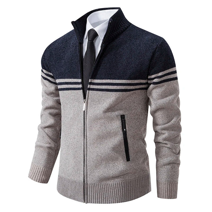 Aarush | Veste de printemps Chaude avec Doublure Matelassée pour Homme