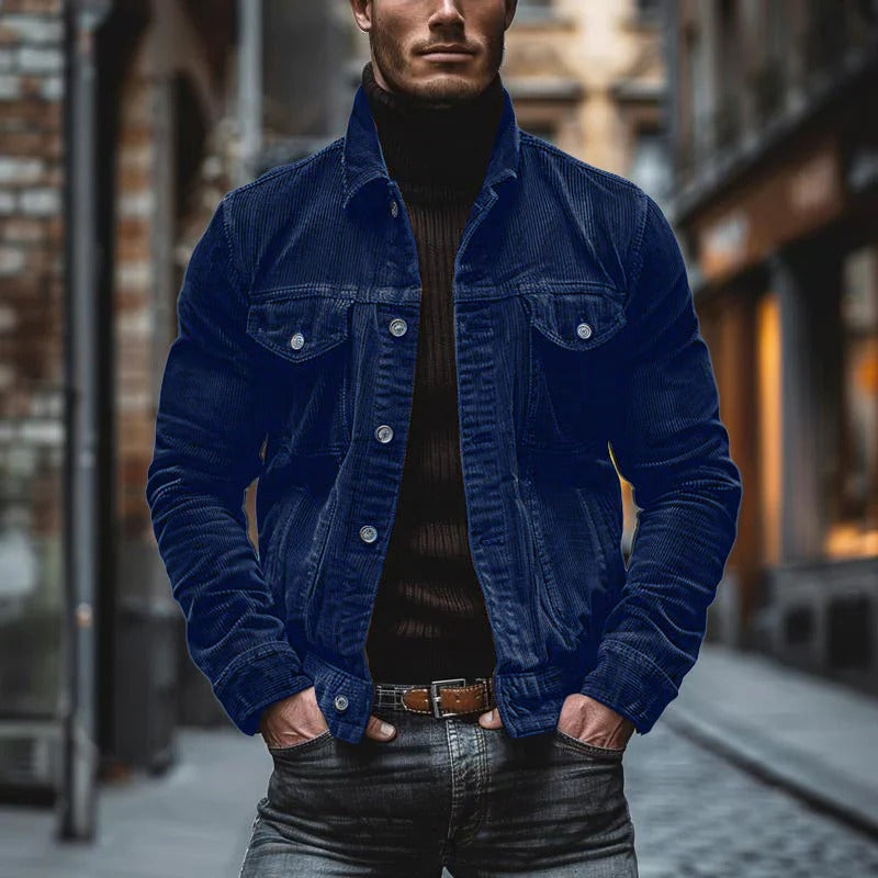 Issa | Veste en velours côtelé rétro au style vintage pour homme