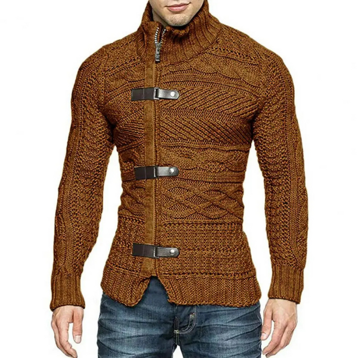 Prince | Pull Col Roulé en Maille avec Texture Élégante pour Homme